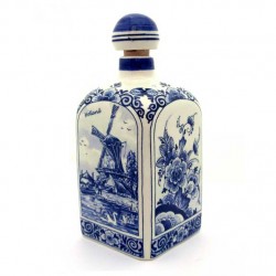 Delfter blau schnaps flasche platz 0.5 l 18 cm Delfter blau schnaps flasche platz 0.5 l 18 cm