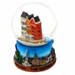 Schudbol sneeuwbol amsterdam holland grachtenhuisjes kleur Schudbol sneeuwbol amsterdam holland grachtenhuisjes kleur