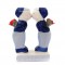 Kussend paar gay boys amsterdam delfts blauw