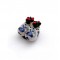 Magneet klomp tulp delfts blauw