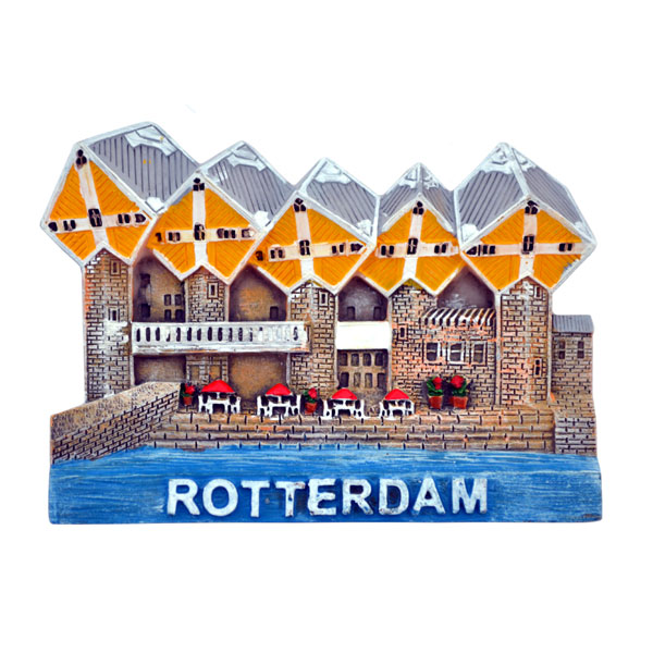 ROTTERDAM CUBE HOUSES POLYSTONE Fridge Holland
