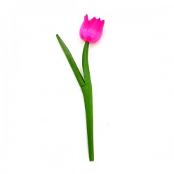 Mini wooden tulip shiny pink 18 cm Mini wooden tulip shiny pink 18 cm
