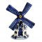 Windmill delft blue Holland hexagon 9,5 cm
