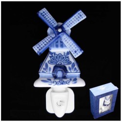 Delft blue night / wall light windmill Delft blue night / wall light windmill