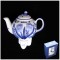 Delft blue night / wall light teapot tulip