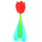 Opblaasbare tulp rood