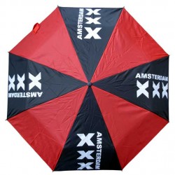 Regenschirm amsterdam kreuze rot schwarz ø 98 cm Regenschirm amsterdam kreuze rot schwarz ø 98 cm