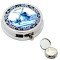 Pill box delft blue copperplate windmill holland