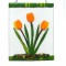 Raamhanger tulp oranje / geel