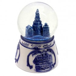 Water globe amsterdam delft blue relief Water globe amsterdam delft blue relief