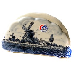 Napkin holder / letter holder delft blue Napkin holder / letter holder delft blue
