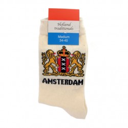Sokken amsterdam ecru Sokken amsterdam ecru