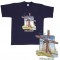 T-shirt windmill holland navy blue