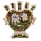 Tulip vase delft blue color 5 arms windmill landscape tulips