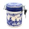 Storage jar delft blue windmill landscape holland