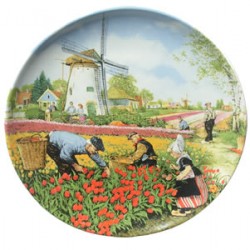 Wandplatte van hunnik tulpen pflücker farbe Wandplatte van hunnik tulpen pflücker farbe